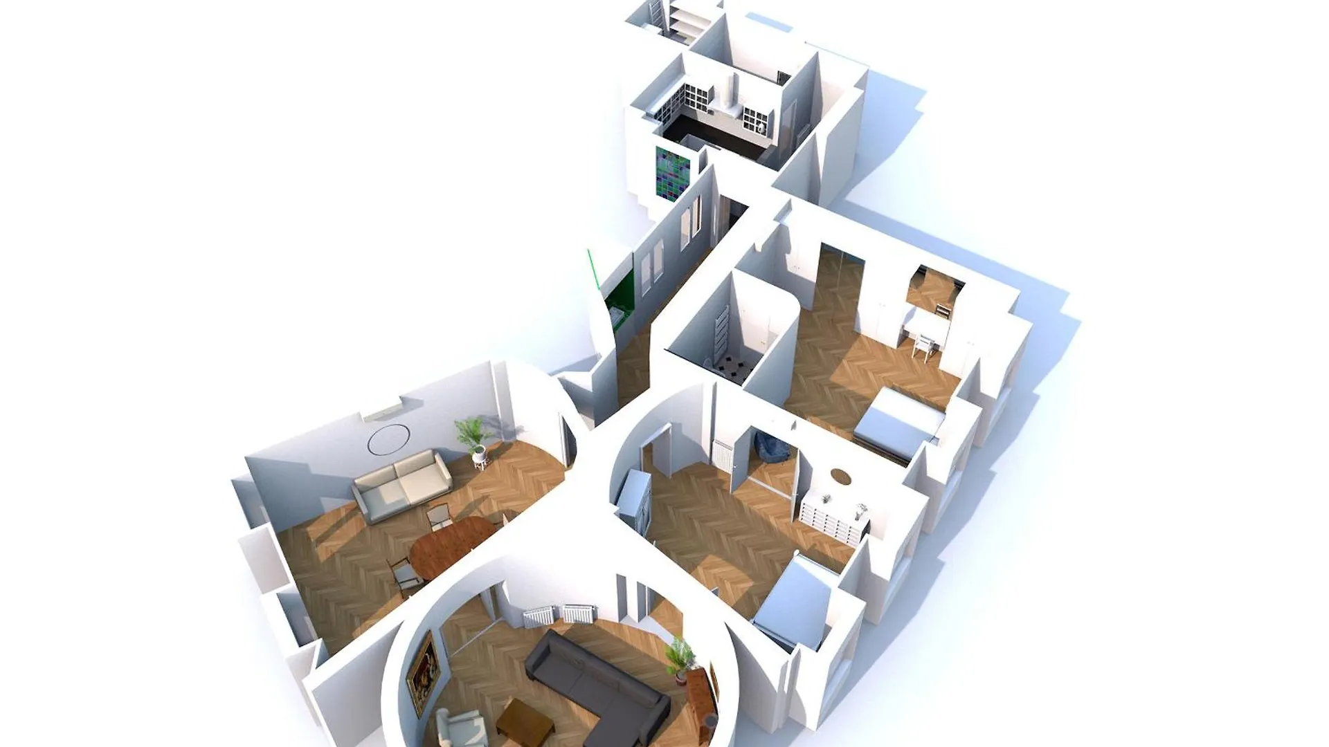 Highrise Art Apartment Budapest Hungary