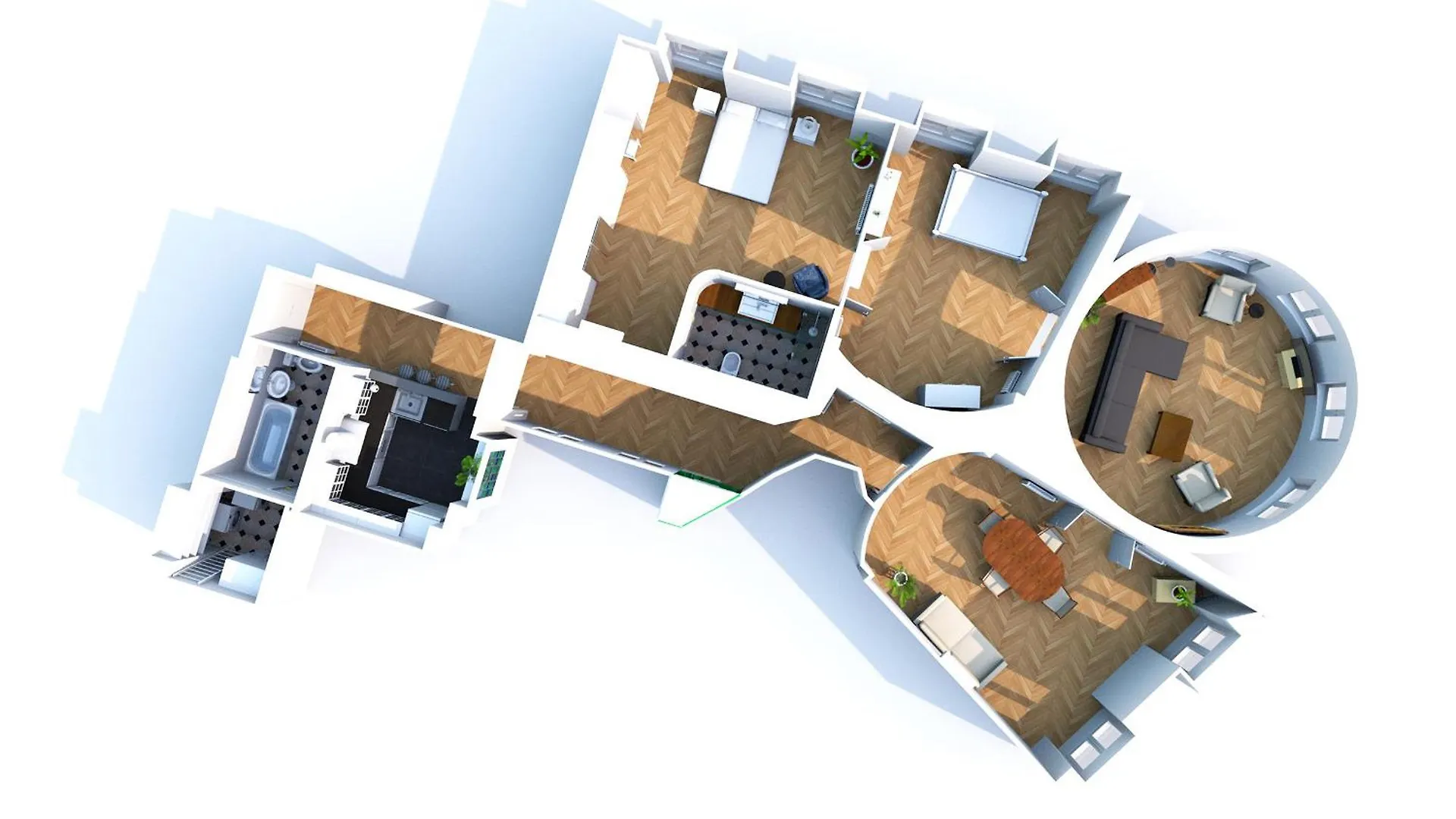 Highrise Art Apartment Budapest
